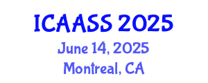 International Conference on Advances in Applied Sport Science (ICAASS) June 14, 2025 - Montreal, Canada