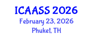 International Conference on Advances in Applied Sport Science (ICAASS) February 23, 2026 - Phuket, Thailand International Conference on Advances in Applied Sport Science (ICAASS) February 23, 2026 - Phuket, Thailand