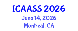 International Conference on Advances in Applied Sport Science (ICAASS) June 14, 2026 - Montreal, Canada