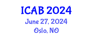 International Conference on Advances in Biology (ICAB) June 27, 2024 - Oslo, Norway