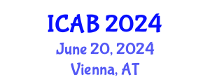 International Conference on Advances in Biology (ICAB) June 20, 2024 - Vienna, Austria