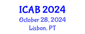 International Conference on Advances in Biology (ICAB) October 28, 2024 - Lisbon, Portugal