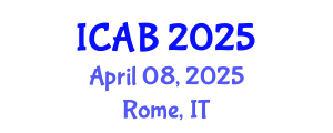 International Conference on Advances in Biology (ICAB) April 08, 2025 - Rome, Italy