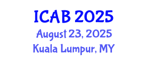 International Conference on Advances in Biology (ICAB) August 23, 2025 - Kuala Lumpur, Malaysia