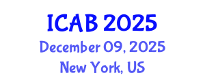 International Conference on Advances in Biology (ICAB) December 09, 2025 - New York, United States
