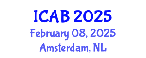 International Conference on Advances in Biology (ICAB) February 08, 2025 - Amsterdam, Netherlands