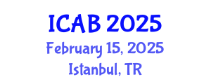International Conference on Advances in Biology (ICAB) February 15, 2025 - Istanbul, Turkey
