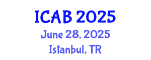 International Conference on Advances in Biology (ICAB) June 28, 2025 - Istanbul, Turkey