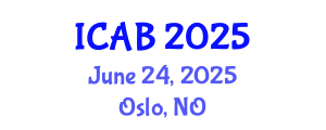 International Conference on Advances in Biology (ICAB) June 24, 2025 - Oslo, Norway