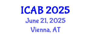 International Conference on Advances in Biology (ICAB) June 21, 2025 - Vienna, Austria