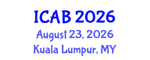 International Conference on Advances in Biology (ICAB) August 23, 2026 - Kuala Lumpur, Malaysia