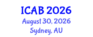 International Conference on Advances in Biology (ICAB) August 30, 2026 - Sydney, Australia