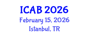 International Conference on Advances in Biology (ICAB) February 15, 2026 - Istanbul, Turkey
