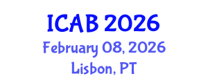 International Conference on Advances in Biology (ICAB) February 08, 2026 - Lisbon, Portugal