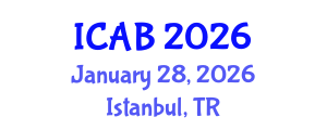 International Conference on Advances in Biology (ICAB) January 28, 2026 - Istanbul, Turkey