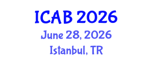 International Conference on Advances in Biology (ICAB) June 28, 2026 - Istanbul, Turkey