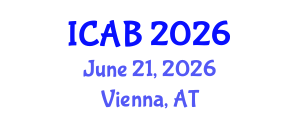 International Conference on Advances in Biology (ICAB) June 21, 2026 - Vienna, Austria