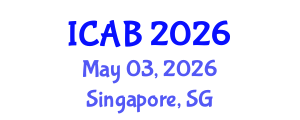 International Conference on Advances in Biology (ICAB) May 03, 2026 - Singapore, Singapore