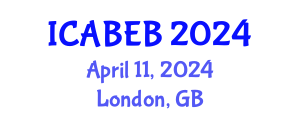 International Conference on Advances in Biomedical Engineering and Bioinformatics (ICABEB) April 11, 2024 - London, United Kingdom