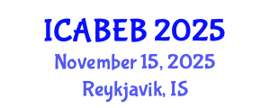 International Conference on Advances in Biomedical Engineering and Bioinformatics (ICABEB) November 15, 2025 - Reykjavik, Iceland