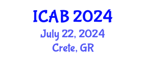 International Conference on Advances in Biotechnology (ICAB) July 22, 2024 - Crete, Greece