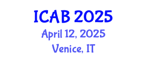 International Conference on Advances in Biotechnology (ICAB) April 12, 2025 - Venice, Italy
