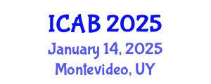 International Conference on Advances in Biotechnology (ICAB) January 14, 2025 - Montevideo, Uruguay
