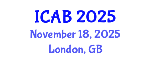 International Conference on Advances in Biotechnology (ICAB) November 18, 2025 - London, United Kingdom