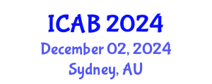 International Conference on Advances in Botany (ICAB) December 02, 2024 - Sydney, Australia