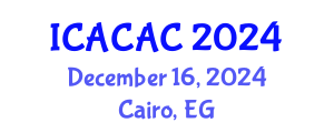 International Conference on Advances in Chemistry and Applied Chemistry (ICACAC) December 16, 2024 - Cairo, Egypt