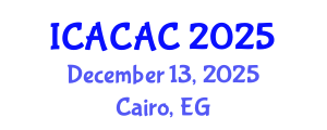 International Conference on Advances in Chemistry and Applied Chemistry (ICACAC) December 13, 2025 - Cairo, Egypt