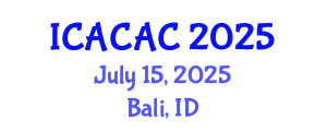 International Conference on Advances in Chemistry and Applied Chemistry (ICACAC) July 15, 2025 - Bali, Indonesia