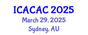 International Conference on Advances in Chemistry and Applied Chemistry (ICACAC) March 29, 2025 - Sydney, Australia