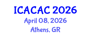 International Conference on Advances in Chemistry and Applied Chemistry (ICACAC) April 08, 2026 - Athens, Greece