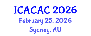 International Conference on Advances in Chemistry and Applied Chemistry (ICACAC) February 25, 2026 - Sydney, Australia