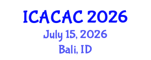 International Conference on Advances in Chemistry and Applied Chemistry (ICACAC) July 15, 2026 - Bali, Indonesia