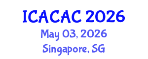 International Conference on Advances in Chemistry and Applied Chemistry (ICACAC) May 03, 2026 - Singapore, Singapore