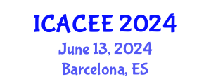 International Conference on Advances in Civil and Environmental Engineering (ICACEE) June 13, 2024 - Barcelona, Spain
