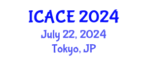 International Conference on Advances in Civil Engineering (ICACE) July 22, 2024 - Tokyo, Japan