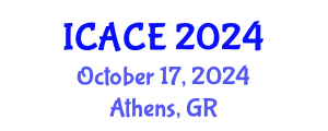 International Conference on Advances in Civil Engineering (ICACE) October 17, 2024 - Athens, Greece