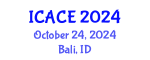 International Conference on Advances in Civil Engineering (ICACE) October 24, 2024 - Bali, Indonesia