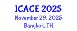 International Conference on Advances in Civil Engineering (ICACE) November 29, 2025 - Bangkok, Thailand