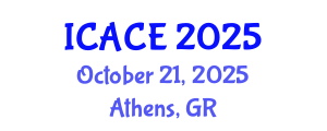 International Conference on Advances in Civil Engineering (ICACE) October 21, 2025 - Athens, Greece