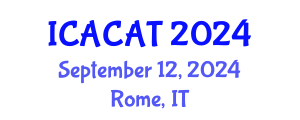 International Conference on Advances in Composite Aircraft Technology (ICACAT) September 12, 2024 - Rome, Italy
