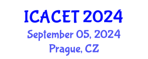 International Conference on Advances in Computer Engineering and Technology (ICACET) September 05, 2024 - Prague, Czechia