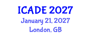 International Conference on Advances in Digital Education (ICADE) January 21, 2027 - London, United Kingdom International Conference on Advances in Digital Education (ICADE) January 21, 2027 - London, United Kingdom