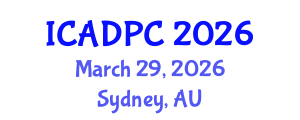 International Conference on Advances in Distributed and Parallel Computing (ICADPC) March 29, 2026 - Sydney, Australia