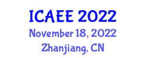 International Conference on Advances in Electronics Engineering (ICAEE) November 18, 2022 - Zhanjiang, China