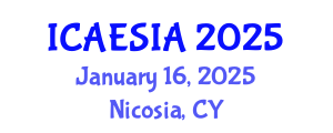 International Conference on Advances in Engineering, Science and Industrial Applications (ICAESIA) January 16, 2025 - Nicosia, Cyprus