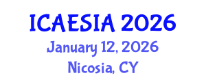 International Conference on Advances in Engineering, Science and Industrial Applications (ICAESIA) January 12, 2026 - Nicosia, Cyprus International Conference on Advances in Engineering, Science and Industrial Applications (ICAESIA) January 12, 2026 - Nicosia, Cyprus